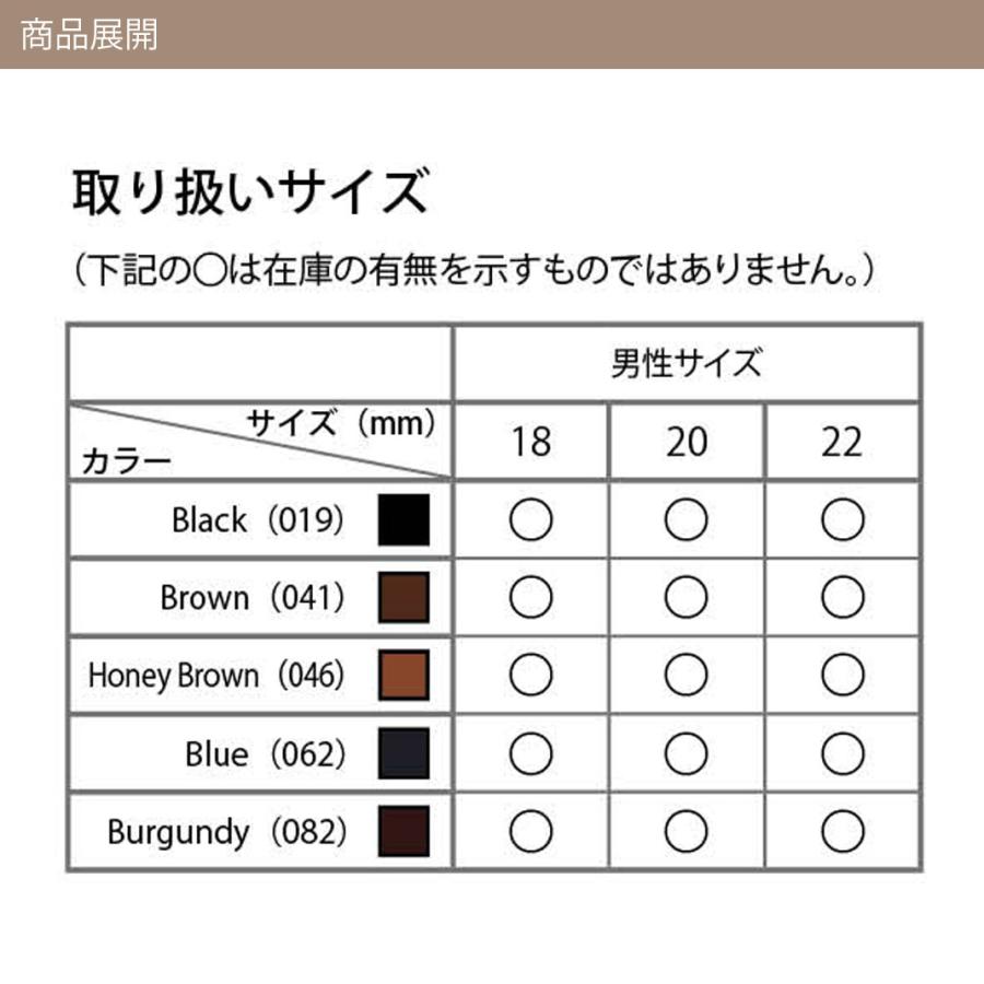腕時計ベルト バンド コードバン レザー 裏面ラバー防水 馬革 メンズ 18mm 20mm 22mm カシス クレテイユ ビンテージの画像