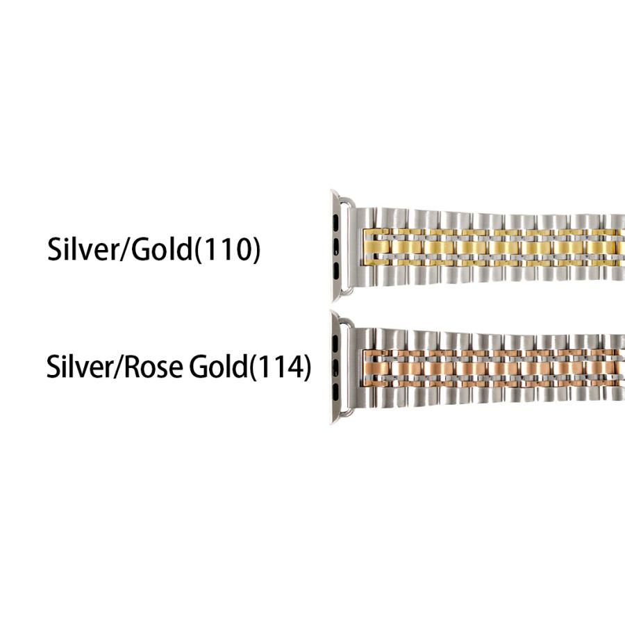 Apple Watch アップルウォッチ バンド ステンレス ベルト 両開き