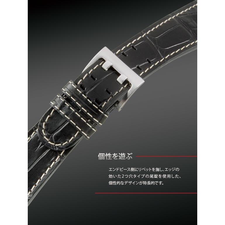 時計ベルト カーフ 牛革 生活防水 U1220 時計バンド 替えベルト 腕時計用ベルト 腕時計バンド 革ベルト メンズ 男性 おしゃれ ブランド 革 防水 革バンド 本革の画像