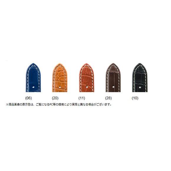 時計ベルト アリゲーター U1603 時計バンド ベルト交換 革ベルト 腕時計用ベルト ブランド メンズ 高級 本革 腕時計バンド 本革ベルト 革 ワニ革 時計のベルトの画像