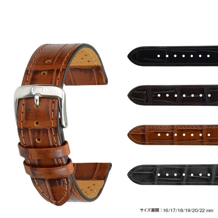 時計 ベルト 腕時計ベルト カーフ 牛革 16mm 17mm 18mm 19mm 20mm 22mm