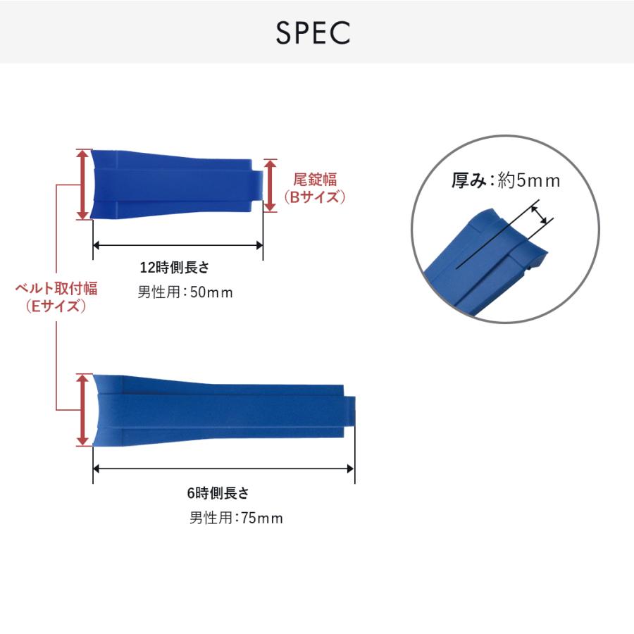 CASSIS（カシス） ロレックス（ROLEX）用 ラバー 完全防水 TYPE ROLEX