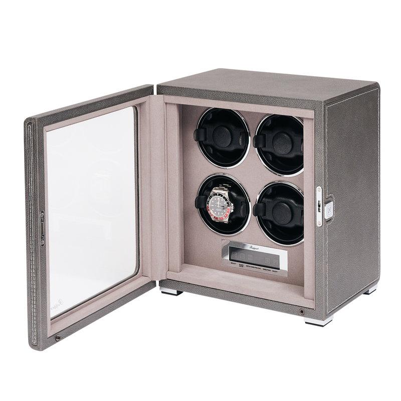 ラポート ロンドン(Rapport LONDON) Watch Winder Four Leather Greyの画像