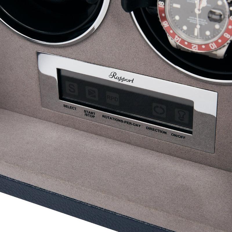ラポート ロンドン(Rapport LONDON) Watch Winder Four Leather Blueの画像