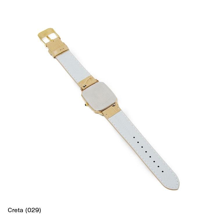 【新品電池】 SEIKO Dolce ドルチェ ゴールド 薄型 新品ベルト CASSIS セイコー ドルチェ スクエアケース 用 SEIKO DOLCE にぴったり