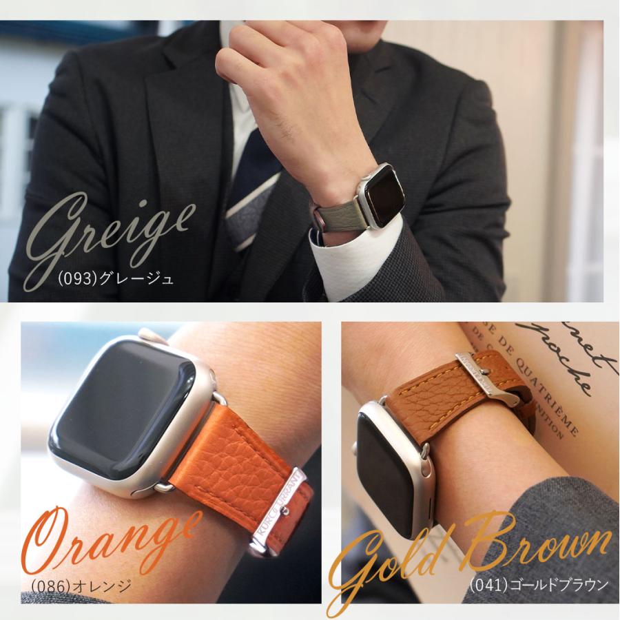 【新品】Apple Watch対応レザーベルト(カーフ型押しナチュラル) Apple Watch アップルウォッチ バンド apple watch ベルト シュリンク