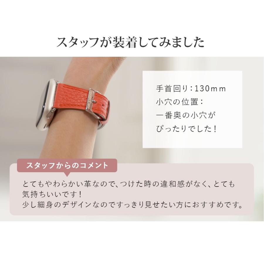 アップルウォッチ バンド apple watch ベルト シュリンク トゴレザー カーフ  おしゃれ 40mm 41mm 42mm 44mm 45mm 46mm 49mmの画像
