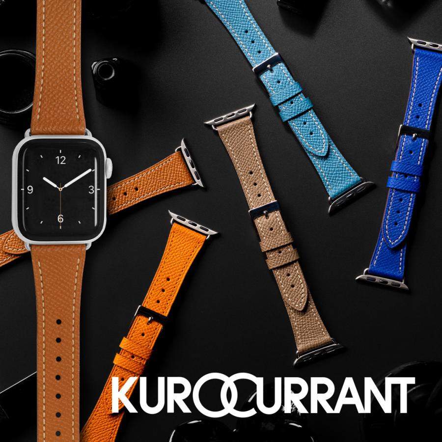 1954 Apple Watch エルメス　エプソン　ブルー　レザーベルト 希少 美品 即決 ブルーラン Apple watch HERMES エルメス