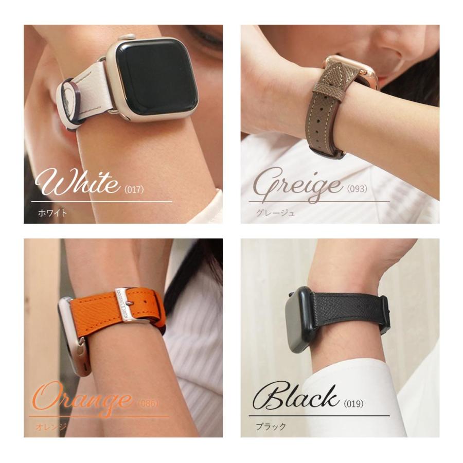 アップルウォッチ バンド apple watch ベルト エプソンレザー 本革 おしゃれ 40mm 41mm 42mm 44mm 45mm 46mm 49mmの画像