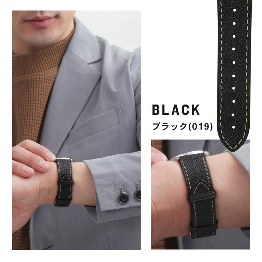 20mm ブラック CASSIS 高級皮革ガルーシャ レザーベルト 20mm ブラック CASSIS 高級皮革ガルーシャ レザーベルト 楽天市場