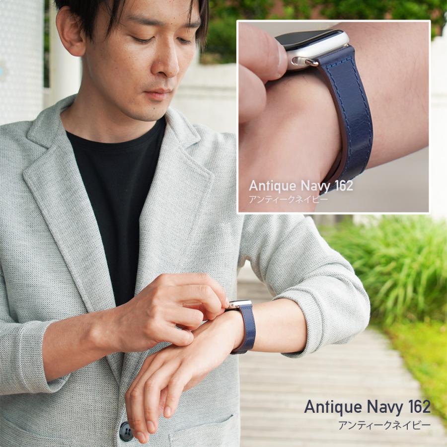 Apple Watch アップルウォッチ バンド apple watch スナップレザー