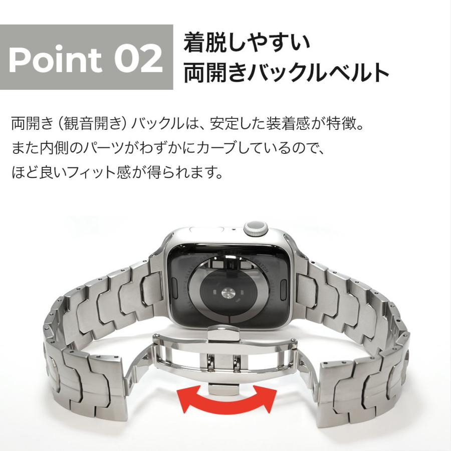 Apple Watch アップルウォッチ バンド apple watch 両開き