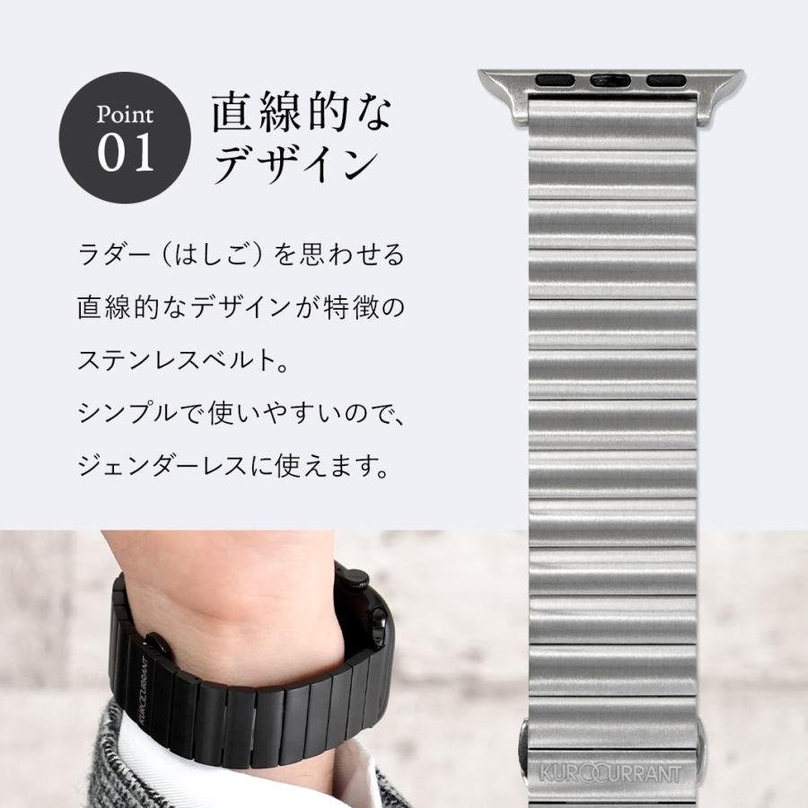 Apple Watch アップルウォッチ バンド apple watch 両開きラダー