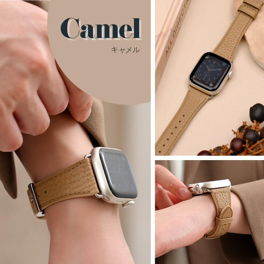 アップルウォッチ　モダンベルト　アイボリー　革 CASSIS（カシス） アップルウォッチ バンド apple watch ベルト カーフ
