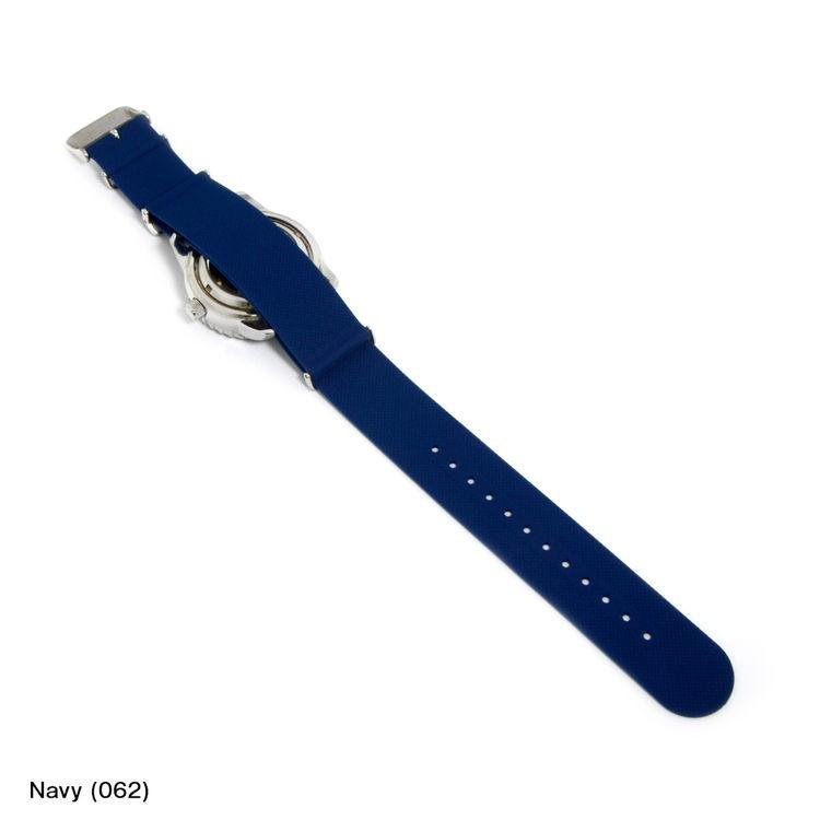Grand Seiko 22mm ネイビー　ラバーベルト 楽天市場】22mm Crafter Blue 時計ベルト NBRラバー ネイビー