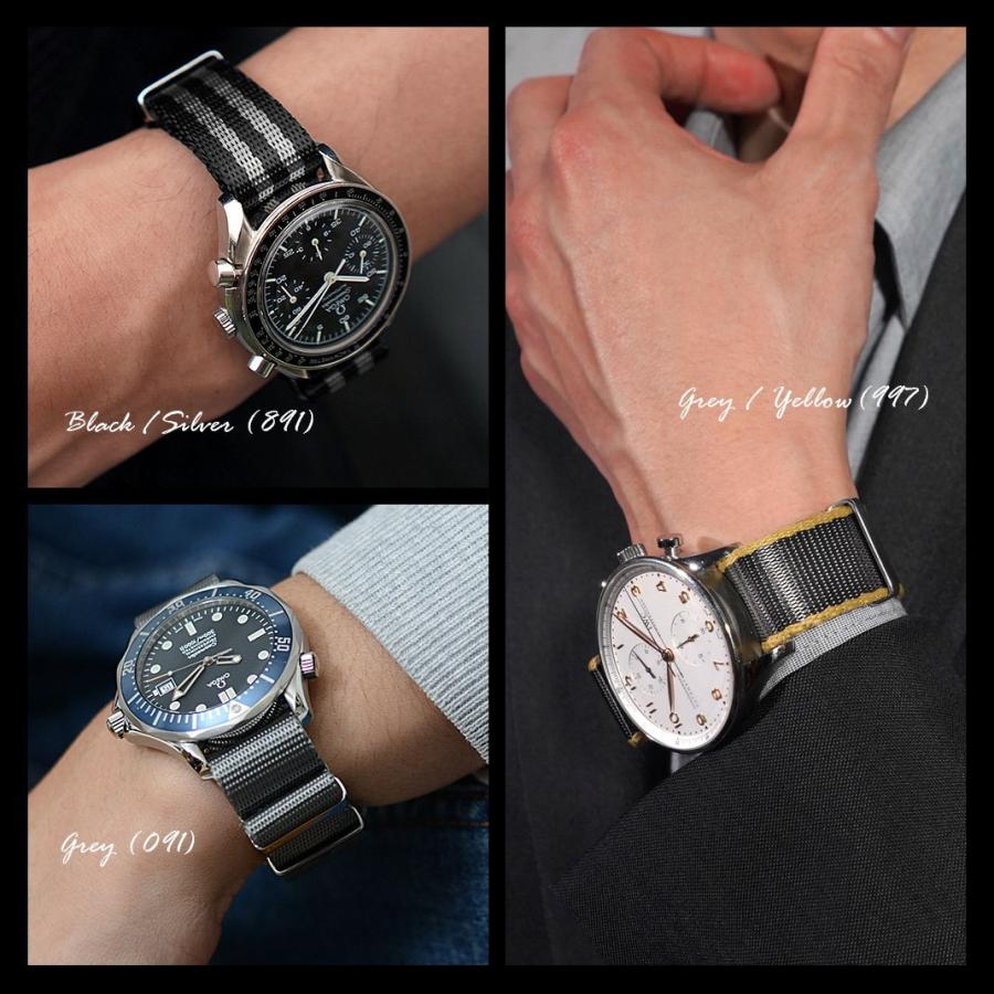 CASSIS（カシス） 腕時計ベルト バンド ナイロン TYPE NATO LX LUXURY