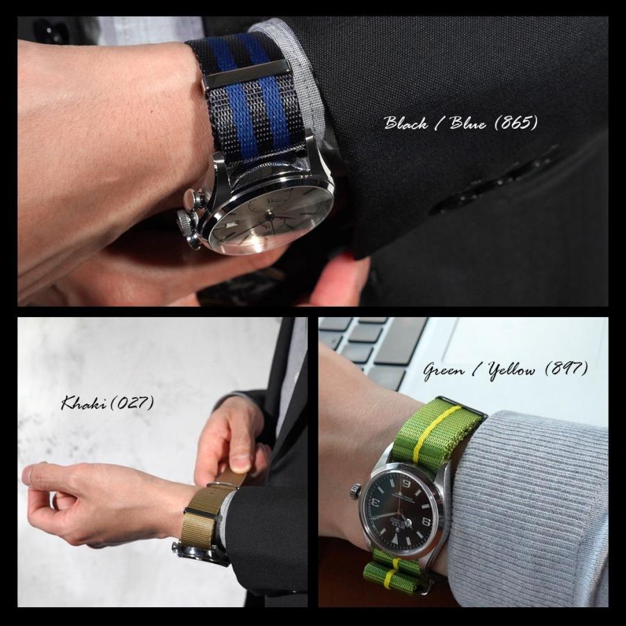 CASSIS（カシス） 腕時計ベルト バンド ナイロン TYPE NATO LX LUXURY