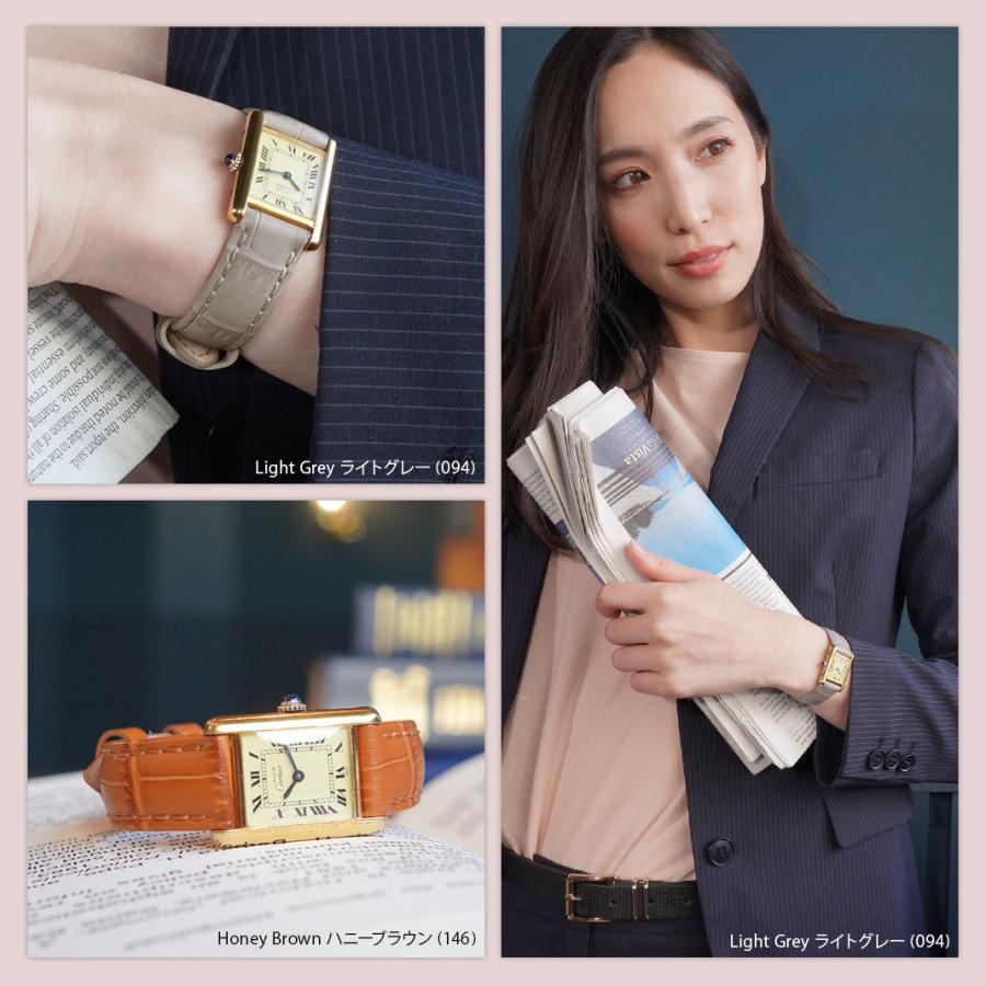 モレラート 革ベルト 交換ベルト カルティエ タンク 用 Cartier Tank にぴったりの BOLLE メンズ レディース 牛革 時計バンド 交換 交換用ベルト 交換用バンド｜mano-a-mano｜06