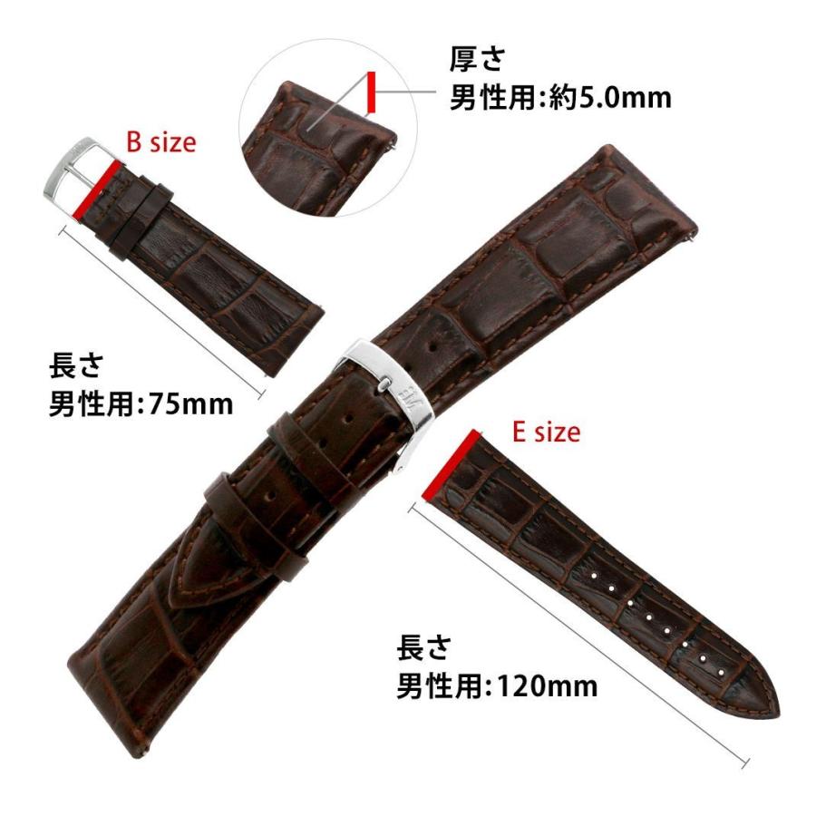 腕時計ベルト バンド 交換 牛革 メンズ 30mm 28mm 26mm 24mm Morellato Extra X X Mano A Mano 時計ベルト専門店 通販 Yahoo ショッピング