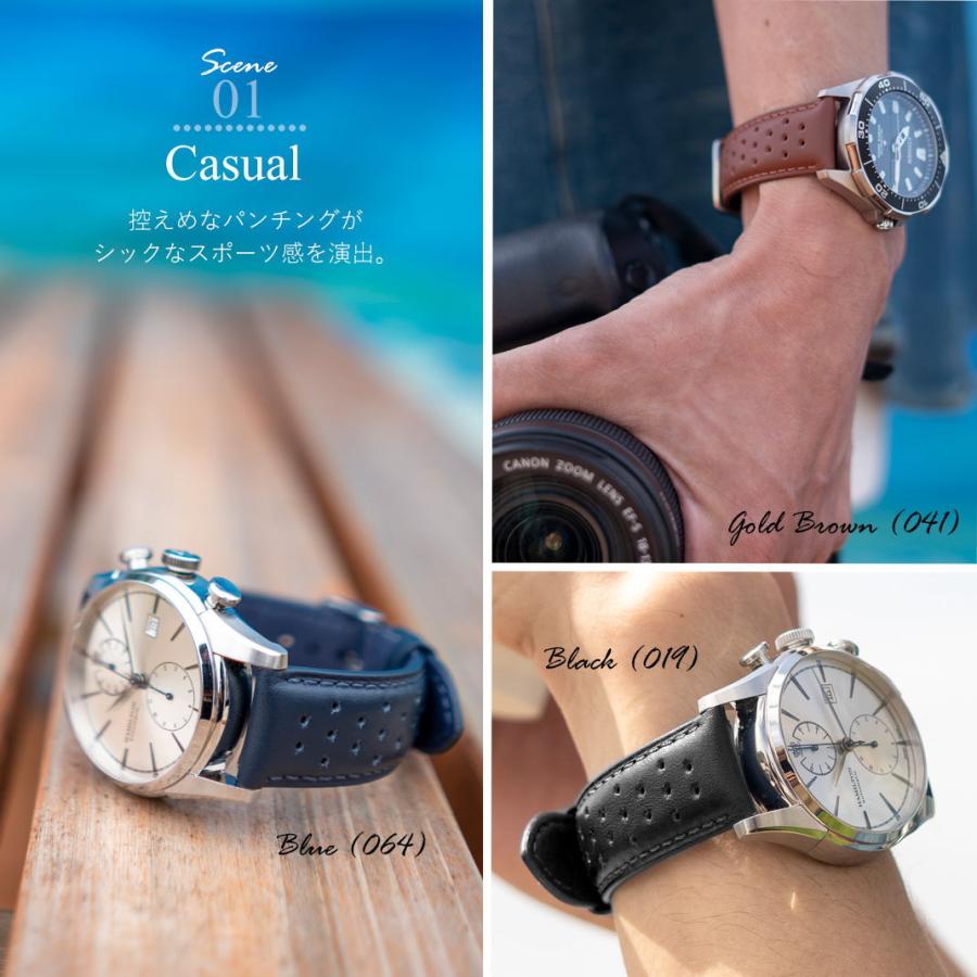 MORELLATO 時計ベルト カーフ 裏面防水 シンセティックレザー MORELLATO 時計ベルト カーフ 裏面防水 シンセティックレザー