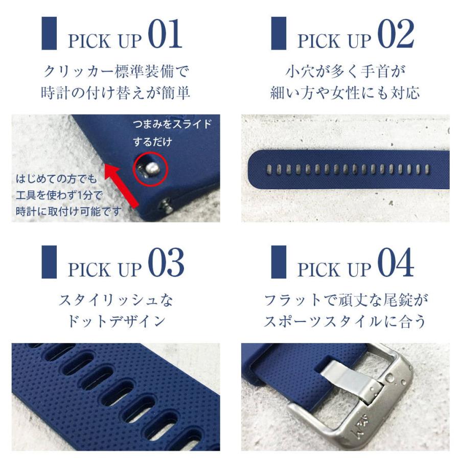 MORELLATO 腕時計ベルト バンド シリコン ラバー 完全防水 24mm