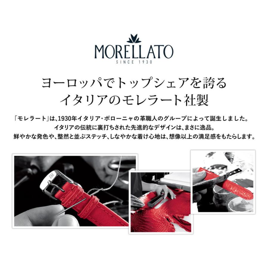 腕時計 時計ベルト バンド 防水 リサイクルポリエステル エコロリカ PONZA ポンザ x6083e36 MORELLATO モレラート 18mm 20mm 22mmの画像