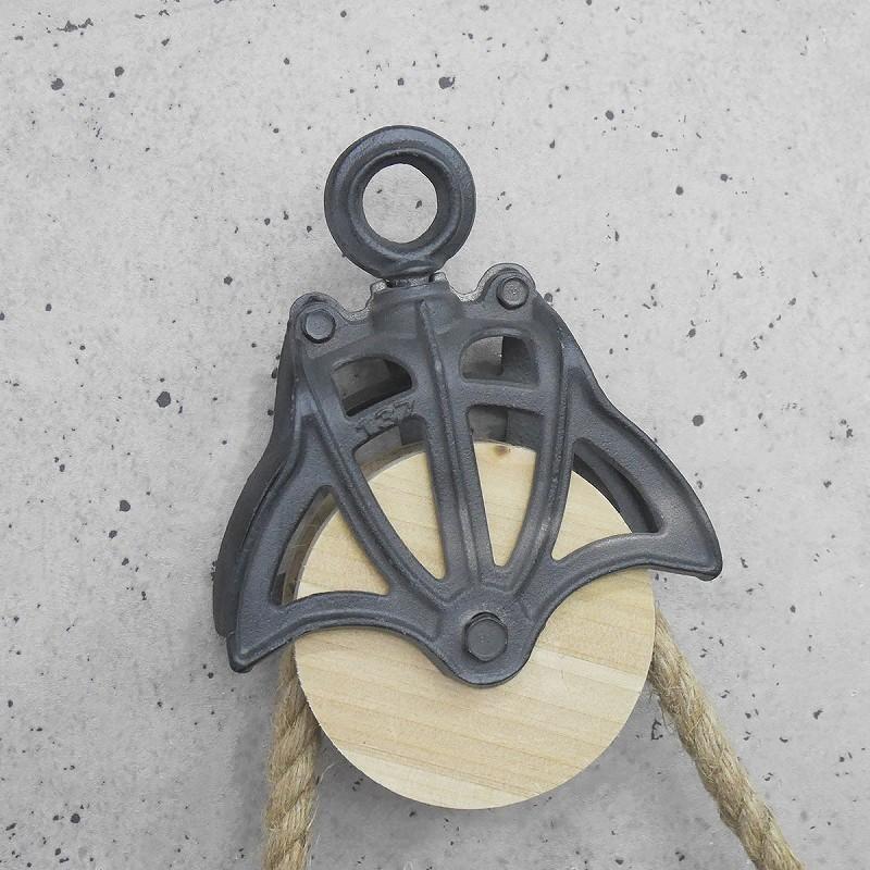 アンティーク　オブジェ　滑車　時計 アンティークオブジェ滑車時計