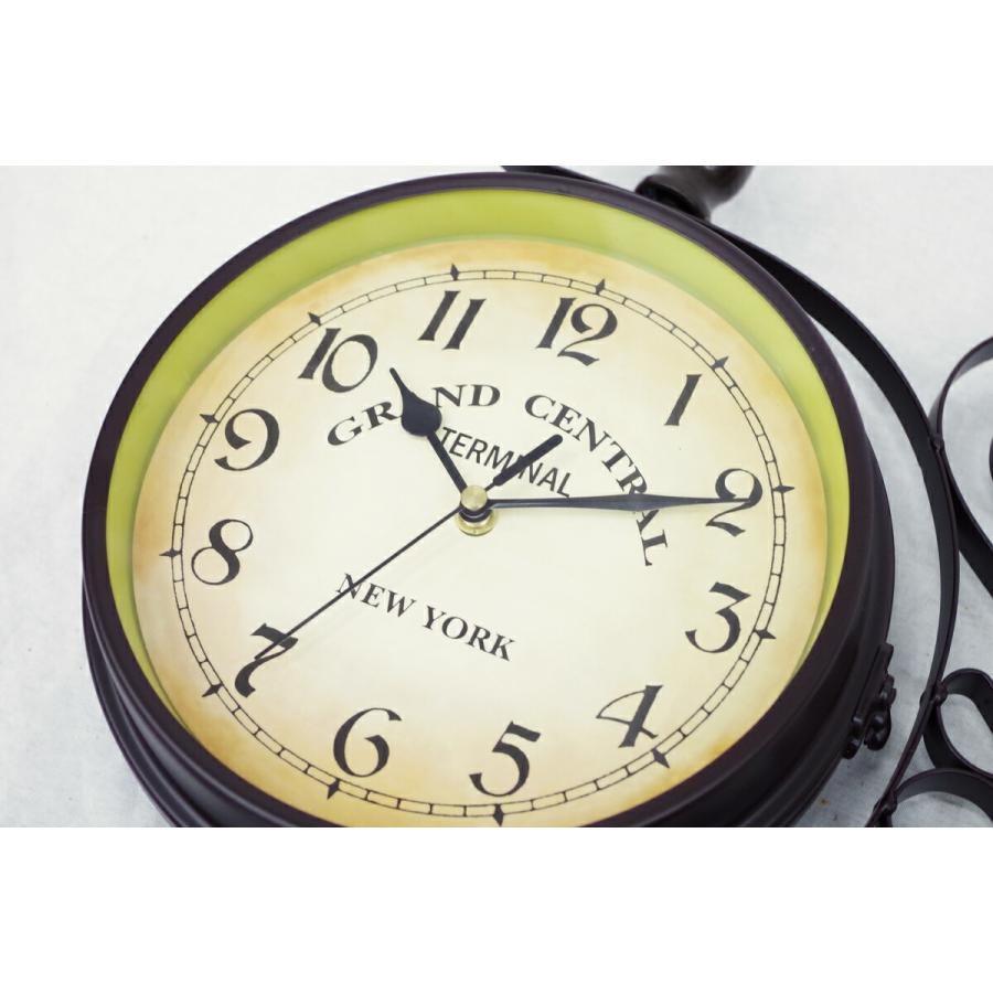 サイドクロック ボスサイド 壁掛け時計 両面壁掛け時計 リバーシブル ヴィンテージ アンティーク 男前 インテリア 時計 Bt 17 インテリア専門店manolla Japan 通販 Yahoo ショッピング