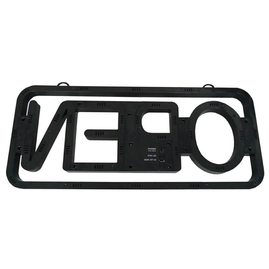 ネオン管風 LED看板 四角 OPEN オープン ネオンサイン パターン点灯