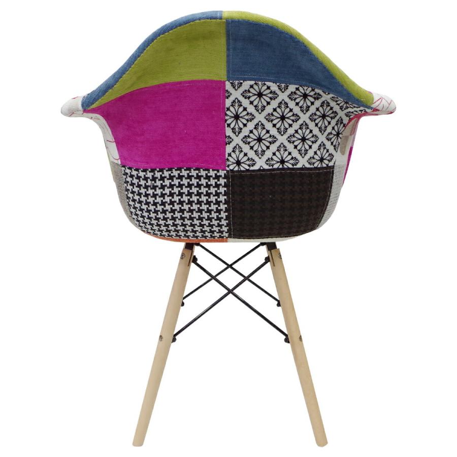 ダイニングチェア イームズDAWアームシェルチェア 木脚 デザイナーズ