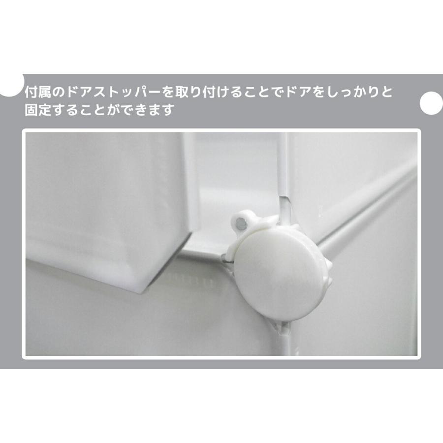 ハンガーラック 木目 グレー クローゼット 衣装ケース 収納棚 組み立て式 大容量 収納ボックス ケース 防水 プラスチック HR-09MO|manolla-japan|05