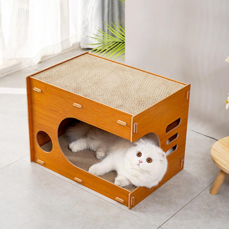 キャットハウス ダンボール ペットハウス 爪とぎ 猫 猫用爪とぎ ねこ 