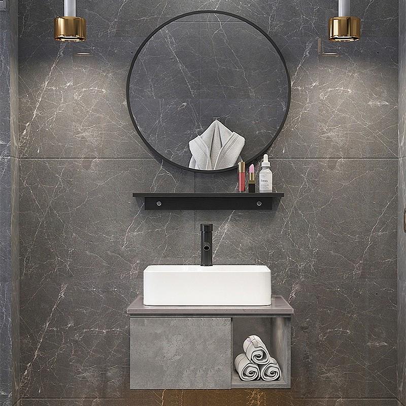 展示品 化粧台 洗面台セット 洗面台 コンクリート風 シングルレバー 混合 水栓 リフォーム スリム シンプル 収納 鏡 新築 混合栓 60cm Ws 01 インテリア専門店manolla Japan 通販 Yahoo ショッピング