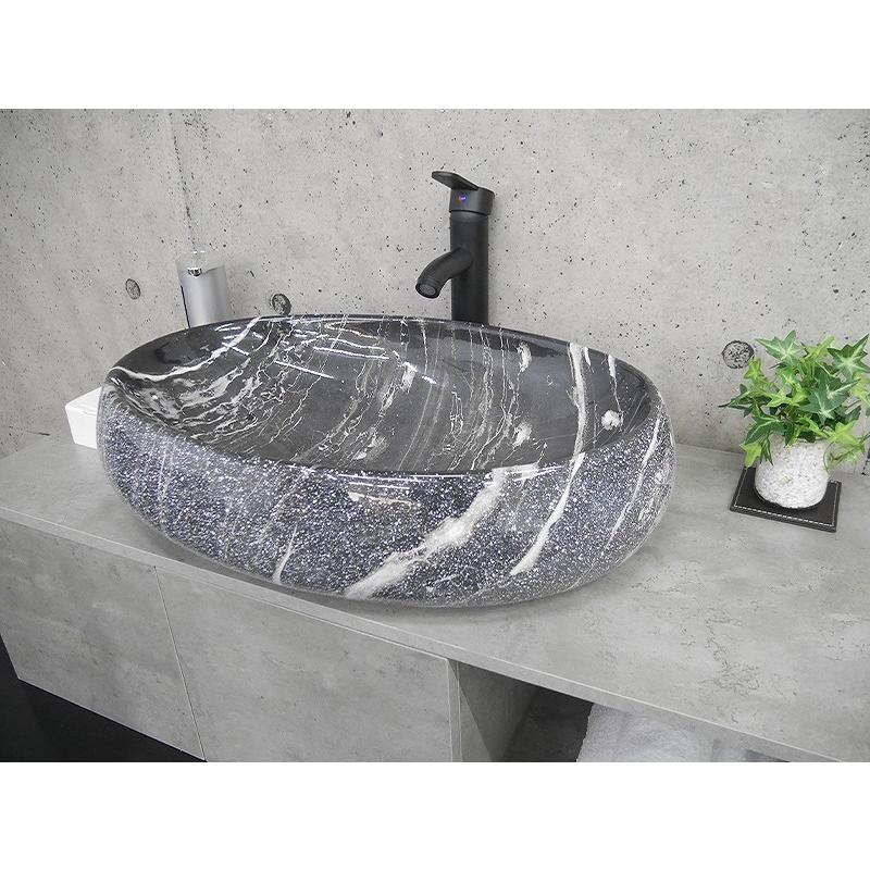 豪華 洗面ボウル 大理石調 デザインシンク 洗面台 トイレ 水周り