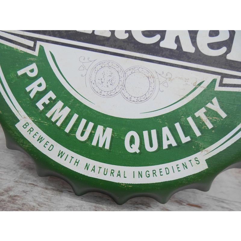 4周年記念イベントが 王冠 ブリキ看板 蓋 ハイネケン Heineken ウォールサイン アメリカン雑貨 ヴィンテージ アメリカンレトロ 雑貨 35cm Bz 149 Cisama Sc Gov Br