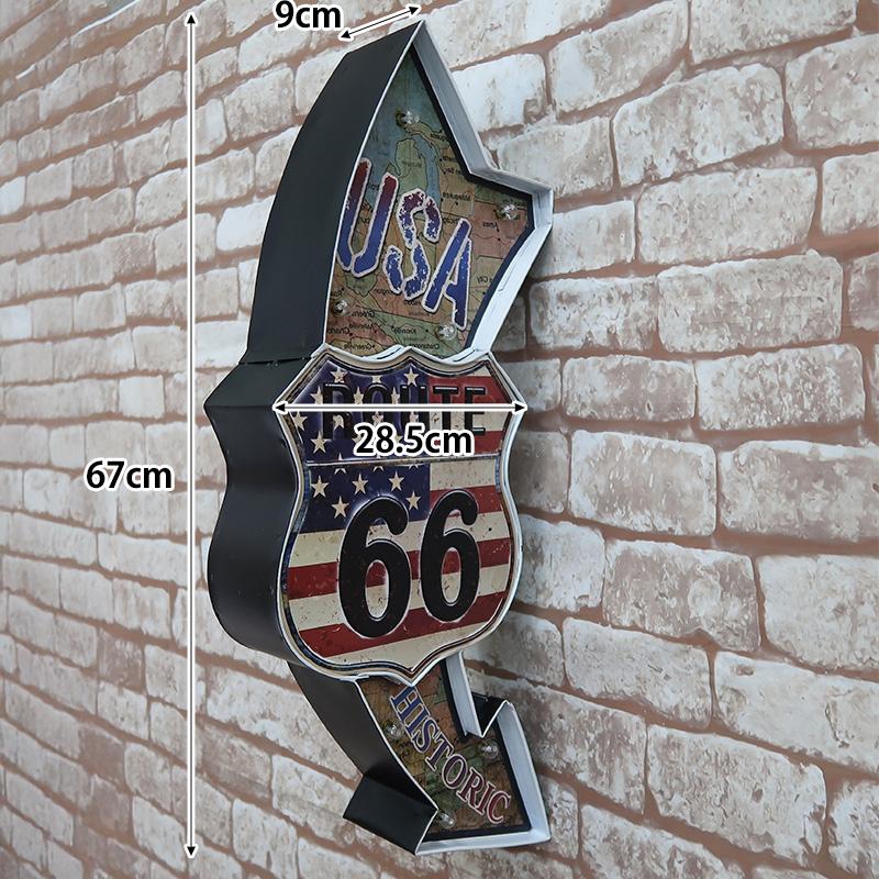 立体看板 ウォールサイン ブリキ風 アメリカンレトロ アメリカ雑貨