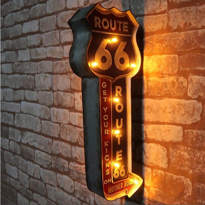 アメリカン雑貨 立体看板 ウォールサイン ブリキ風 アメリカンレトロ