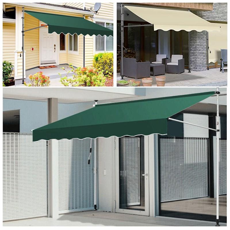 未開封・未使用◆ 2mオーニング 突っ張り式 /雨よけ/日除け/目隠し オーニング 2m オーニングテント つっぱり サンシェード 日よけ