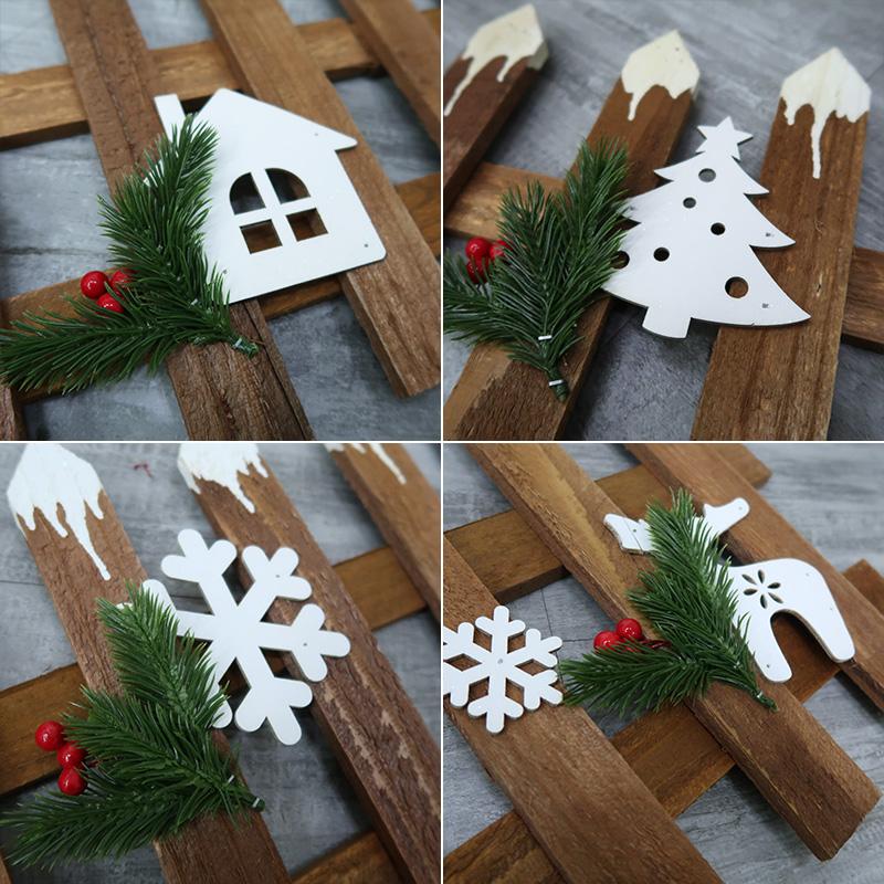 クリスマスツリー カバー 足元隠し スカート 全長98cm 木製 足元