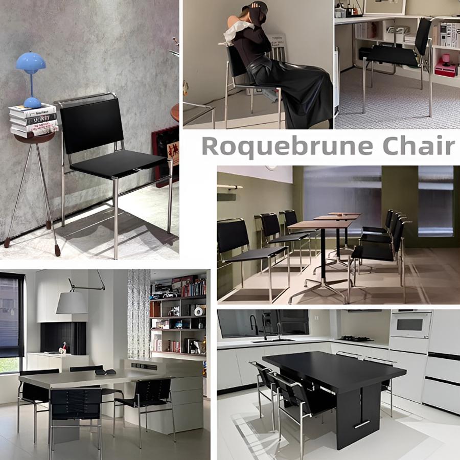 ダイニングチェア 2脚セット 北欧 一人掛け ROQUEBRUNE Eileen Gray