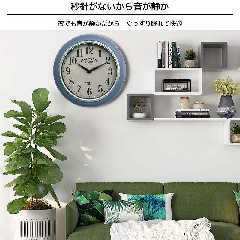 ウォールクロック 壁掛け時計 おしゃれ 静音設計 静音 アンティーク 