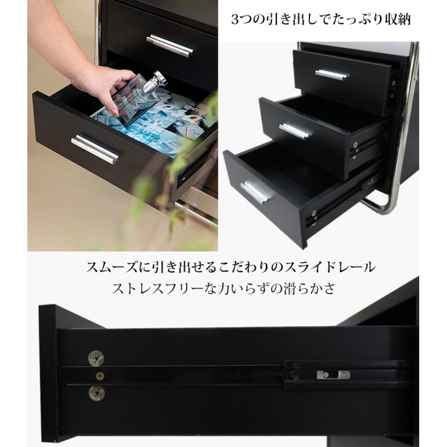 デスク パソコンデスク おしゃれ 120cm no.S2852 no.S2851 ブラック