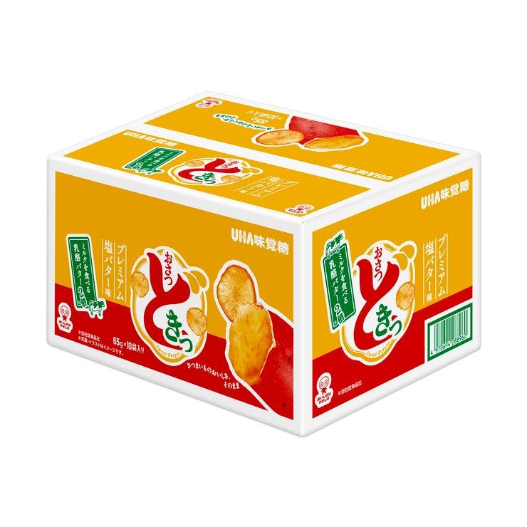 UHA味覚糖　おさつどきっ　プレミアム塩バター　65g 80袋 UHA味覚糖 おさつどきっ プレミアム 塩バター味 650g (65g×10袋) 大
