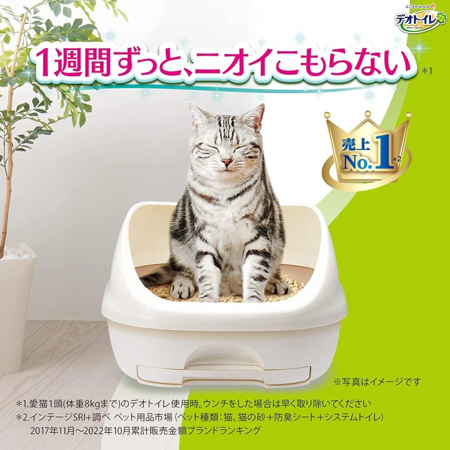 デオトイレ 飛び散らない消臭・抗菌サンド (4Lx 4個セット) ケース販売