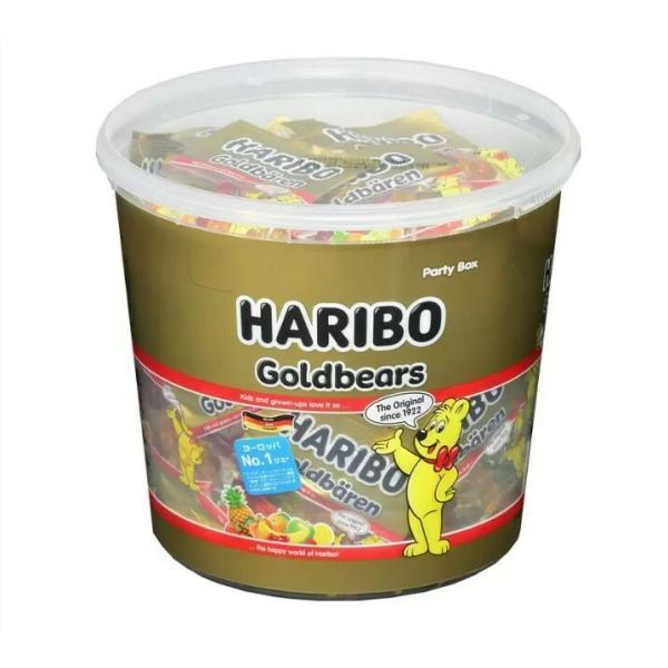 HARIBO（ハリボー） 2個 グミ 期間限定増量【1000g】 バケツ ミニ