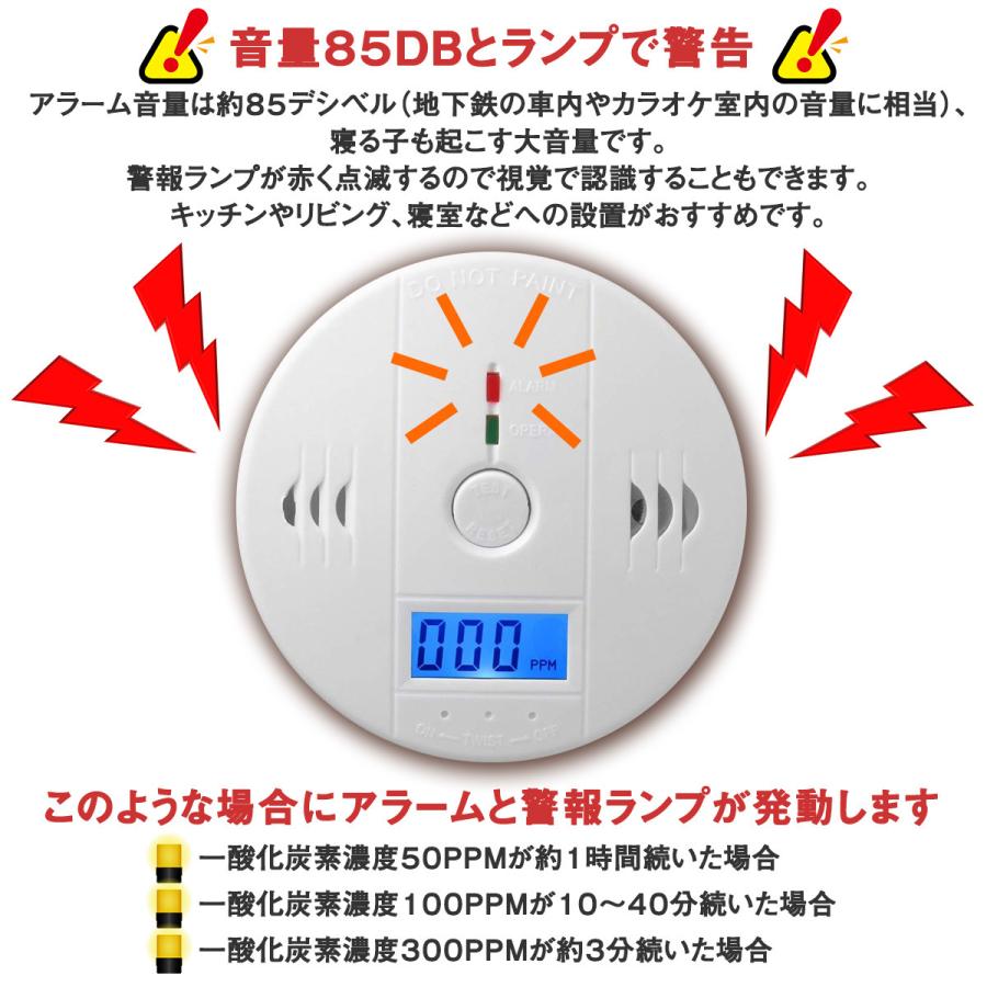 一酸化炭素チェッカー 一酸化炭素警報器 キャンプ アラーム チェッカー センサー 日本語説明書 セール Mano Ch01b まのち商店 通販 Yahoo ショッピング