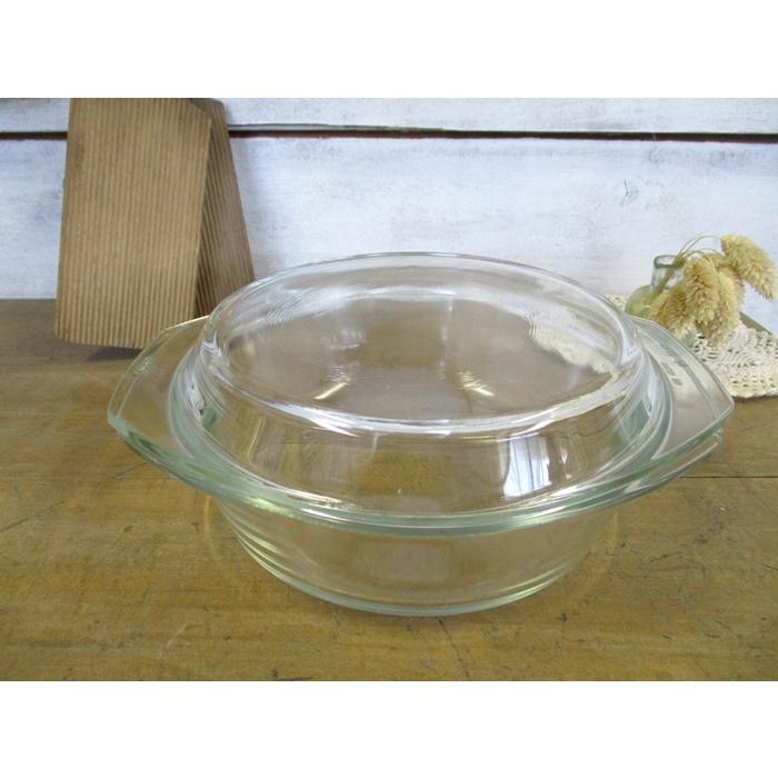 SIMAX サイマックス ガラス キャセロール ディッシュ キッチン雑貨 イギリス 英国製 ビンテージ雑貨 glass 0040c