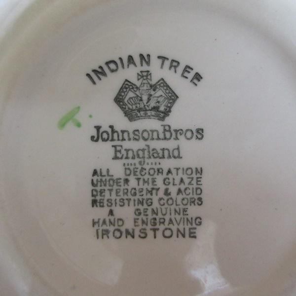 イギリス製 Johnson Bros  ジョンソンブラザーズ インディアンツリー サラダボウル フルーツボウル  5個セット 英国 tableware 1082sc｜manorhouse-build｜08