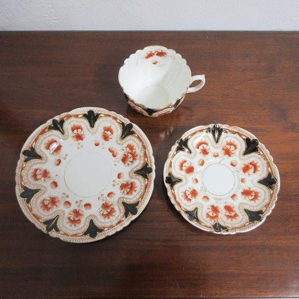 希少 イギリス アンティーク ロイヤルアルバート 創業1896年-1904年 カップ ソーサー トリオ 英国製 tableware 1095sbの画像