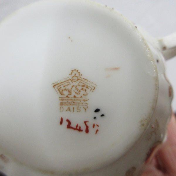 希少 イギリス アンティーク ロイヤルアルバート 創業1896年-1904年 カップ ソーサー トリオ 英国製 tableware 1095sbの画像